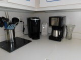 Keurig Coffee Maker, Mr. Coffee and Utensil Holder w/Contents