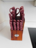 Paula Deen Knife Set w/Block