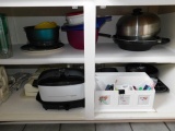 Contents of all Drawers and Cabinets Under Bar, Sink and Oven