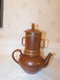 Apilco Tea Pot w/Strainer and Lid.  Made in France