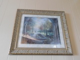 Gold Framed Print by Nicky Boehme