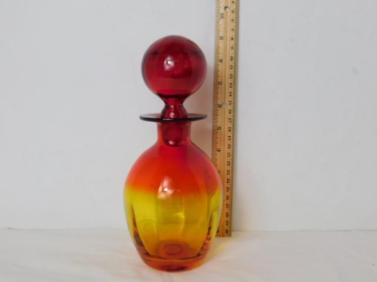 Amberina Glass Decanter