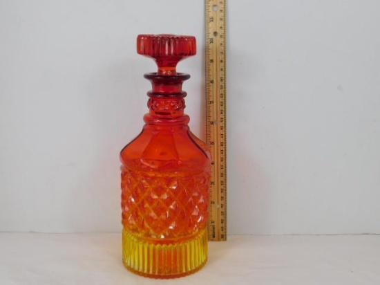 Amberina Glass Decanter