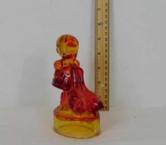 Amberina Glass Figurine