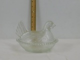 Glass Hen on a Nest