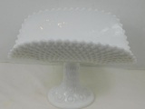 Milk Glass Banana Basket