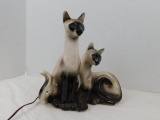 Lane and Co. Siamese Cat Lamp 1958