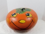 Large Gord Painted as a Pumpkin