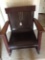 Vintage Mission Style Rocking Chair