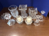 Partylite Crystal Candle Holders