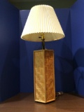 Mid Century Bamboo Lamp