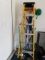 Lot of Cleaning Utensils and Ladder