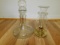 Baldwin Pearl Top Lantern and Glass Decanter