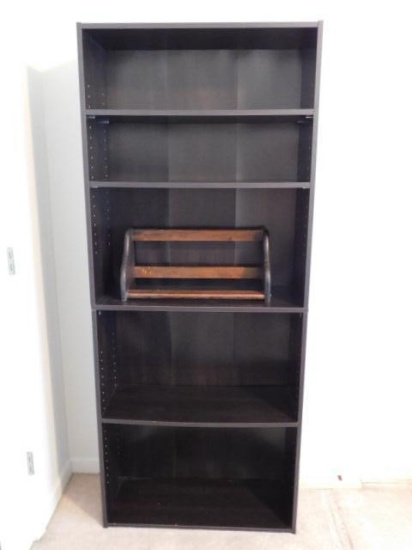 Tall Book Case with Wooden Shelf Unit