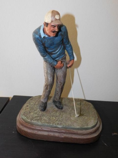 Michael Garmen Sculpture of Golfer