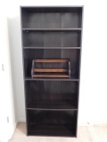 Tall Book Case with Wooden Shelf Unit