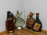 Lot of 5 Decanters