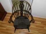 Wicker Bottom Rocking Chair
