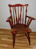 Old Wicker Bottom Chair