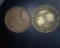 World Coins Two Francs 1922, Two Pence 1971