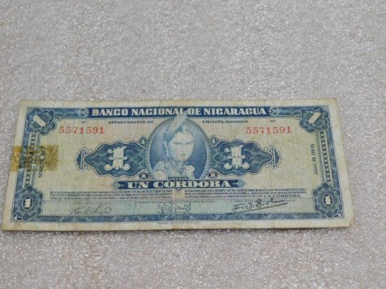 Nicaragua Series 1957 Currency Forgien Currency