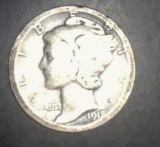 1918 Mercury Head Dime