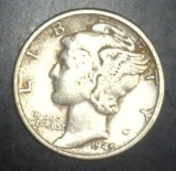 1945 Mercury Head Dime