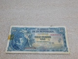 Ten Pesos Forgien Currency