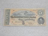 The Confederate State Five Dollars