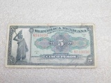 Mexicana Five Pesos Forgein Currency