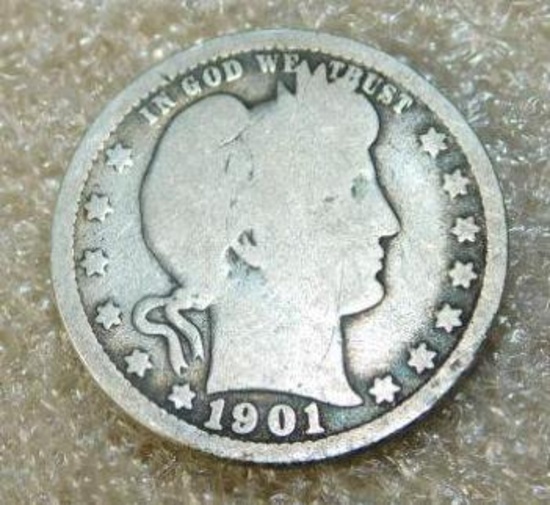 Quarter 1901 Liberty Head