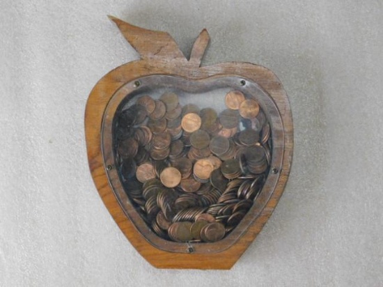 Bank With Uncounted Number Of Pennies