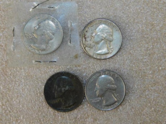 Quarters, Two 1965, 1964, Four 1776-1976