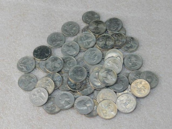 Quarters Approx 60 States Mixed Lot