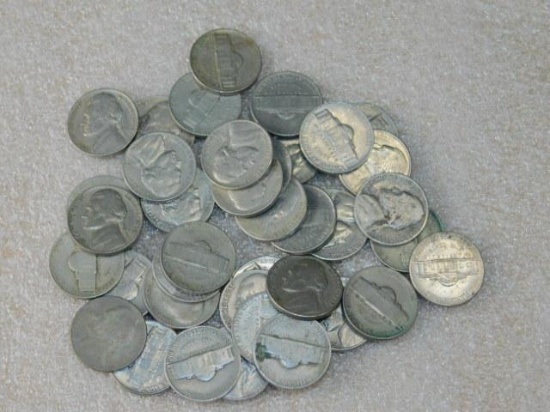 Nickels Mixed Dates Approx 39