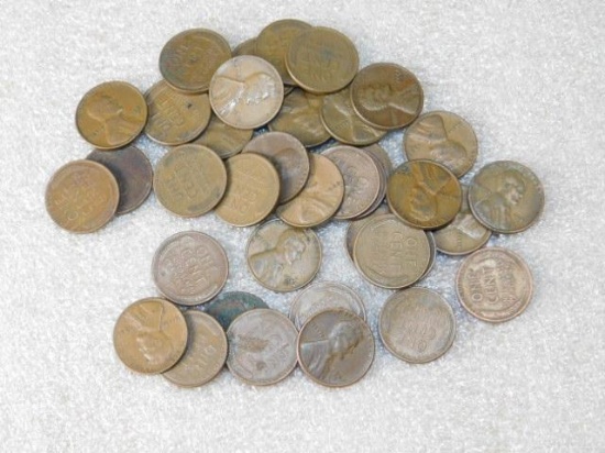 Wheat Pennies Approx 38