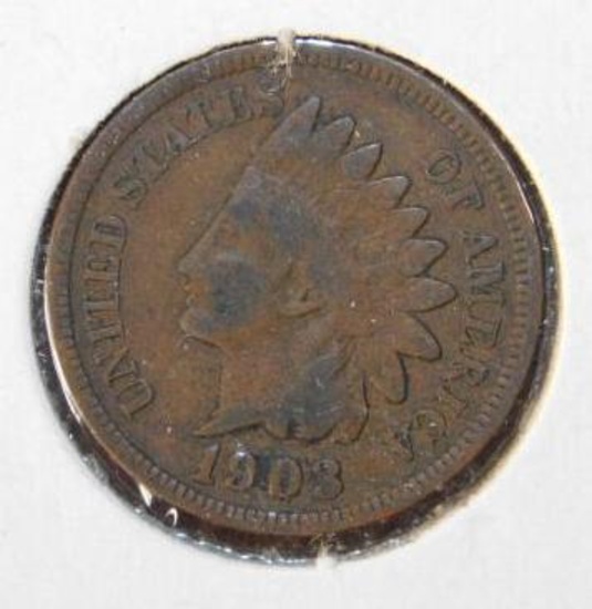 1903 Indian Head Penny Very Good Condition