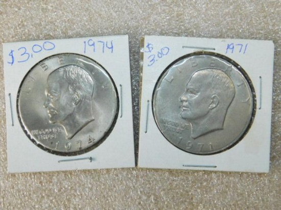 Dollar IKE 1971, Two 1974
