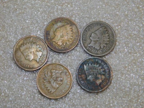 Cents, Indian Head(5)