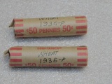 Cents, Wheat (100) Rolled by Seller 1936 P