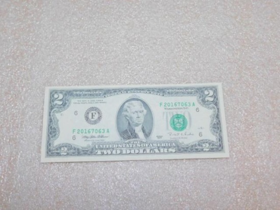 Federal Reserve Note $2 1995 Series