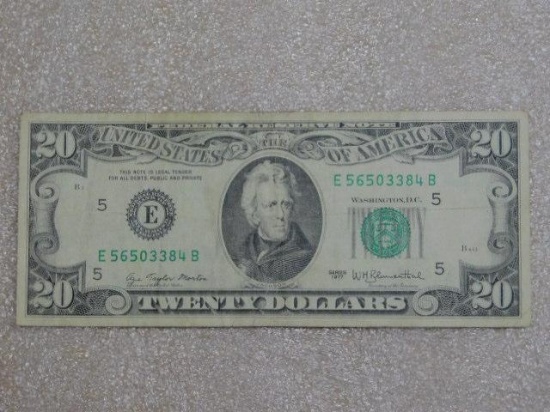Federal Reserve Note $20 1977 Series