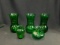 Glassware Green Approx. 5 Pieces