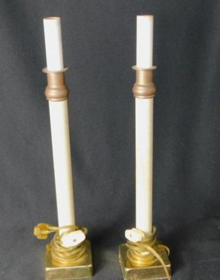 Two Candlestick Lamps