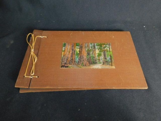 Wooden Back Photo Album