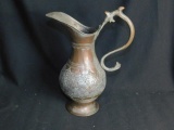 Very Old Copper Pitcher