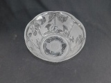 Glass Bowl, Etched