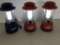 Lot of Three Coleman Lanterns