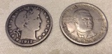 Two Silver Half Dollars