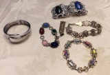 Lot of Five Vintage Bracelets